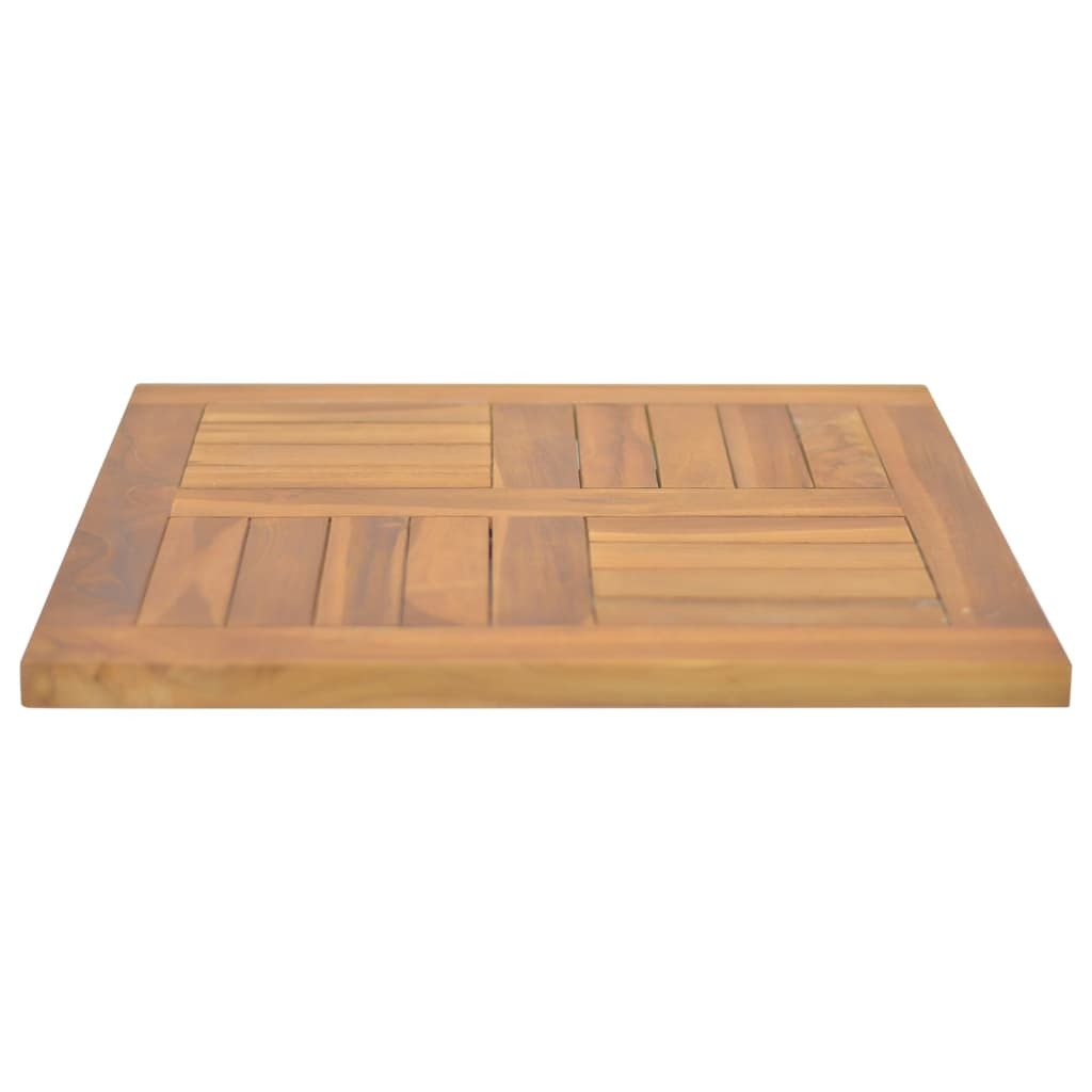 Close-up of natural teak wood grain pattern and premium surface finish