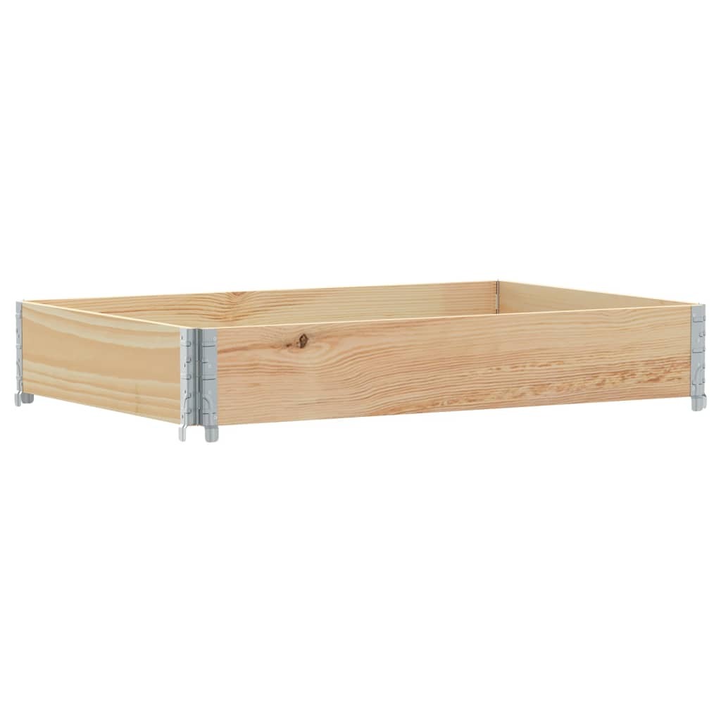 Rustic pine wood planter assembly demonstration showing foldable stackable design features