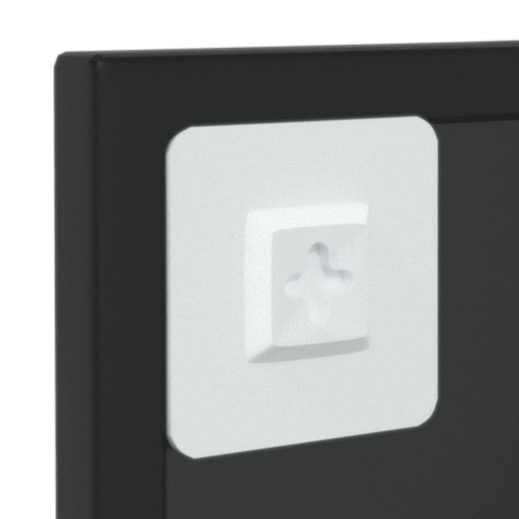 Horizontal mounting option of black framed mirror displaying versatile installation for various room layouts