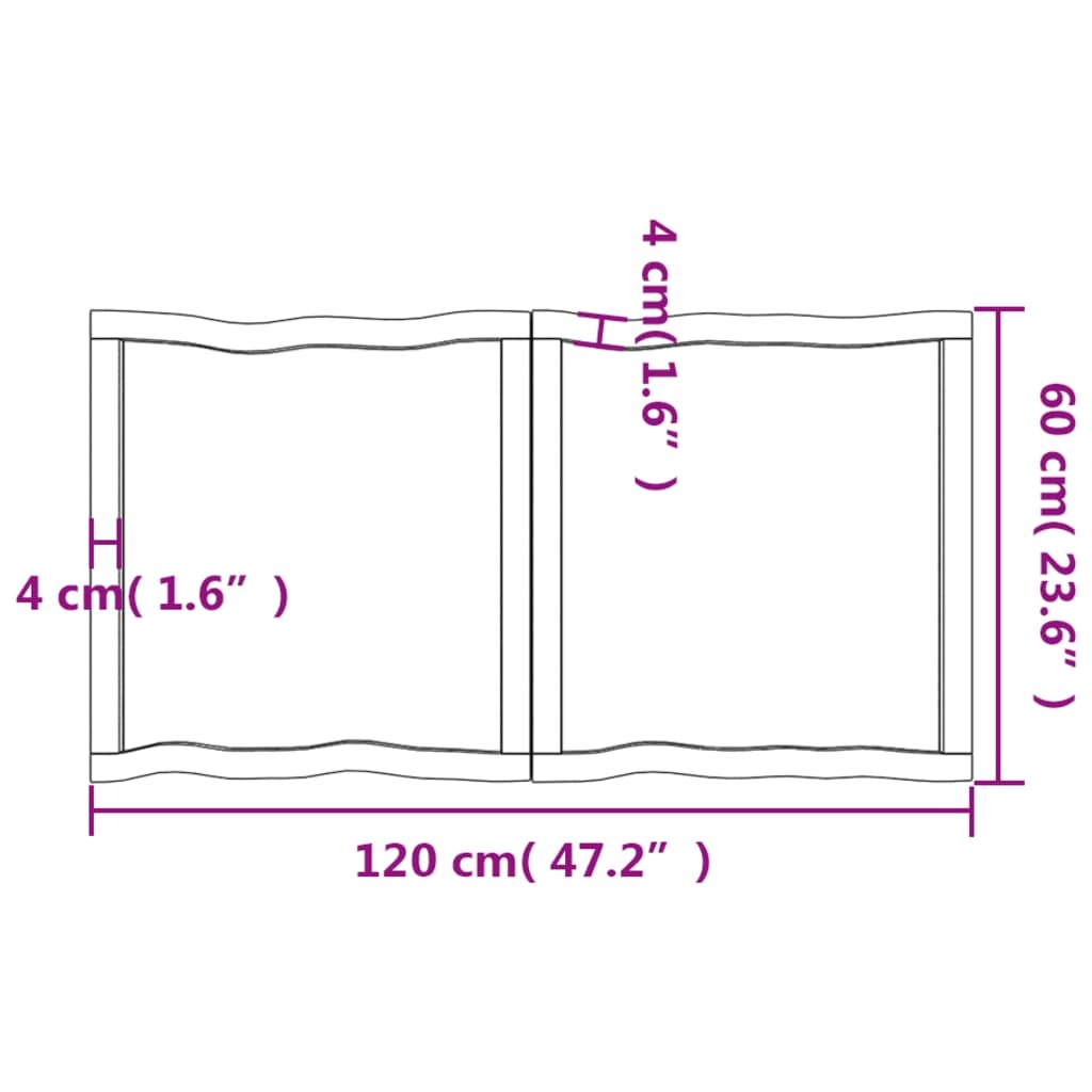 Technical diagram of foldable oak table top showing folding mechanism and setup