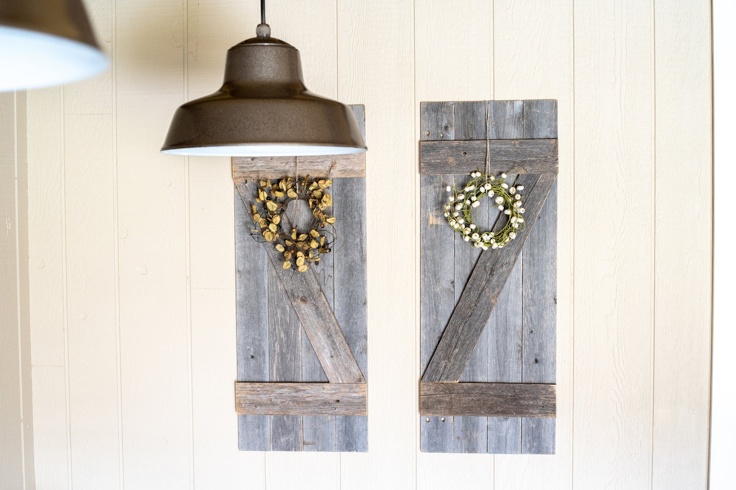 Modern gray wood wall art panels detail showing smooth finish and quality craftsmanship, perfect for minimalist decor