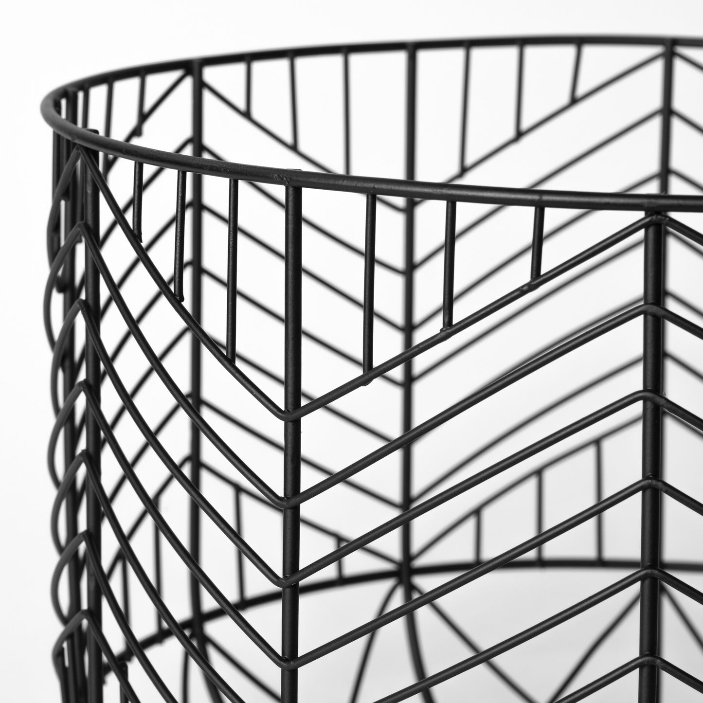 Metal wire decorative bowls alternative angle showing versatile modern home decor pieces