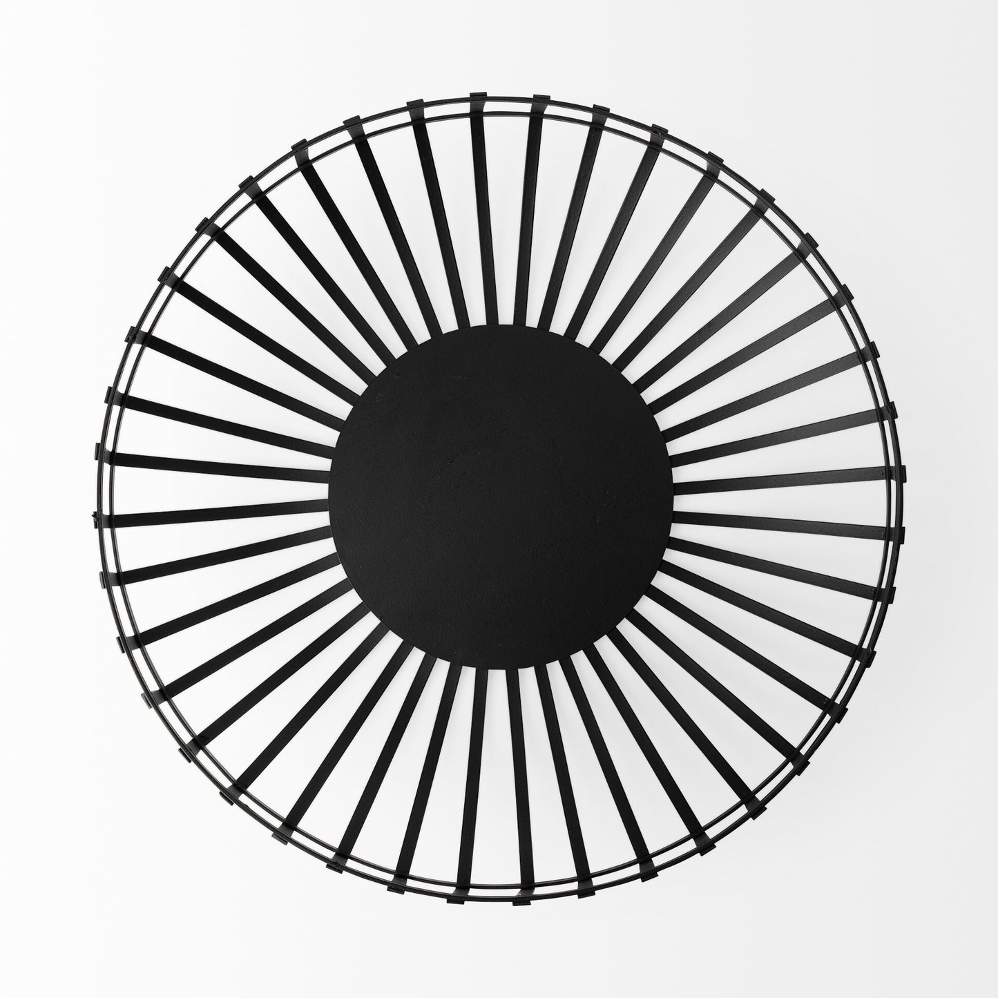 Geometric metal wire bowls - lifestyle setting showing how black decorative bowls enhance modern interior design