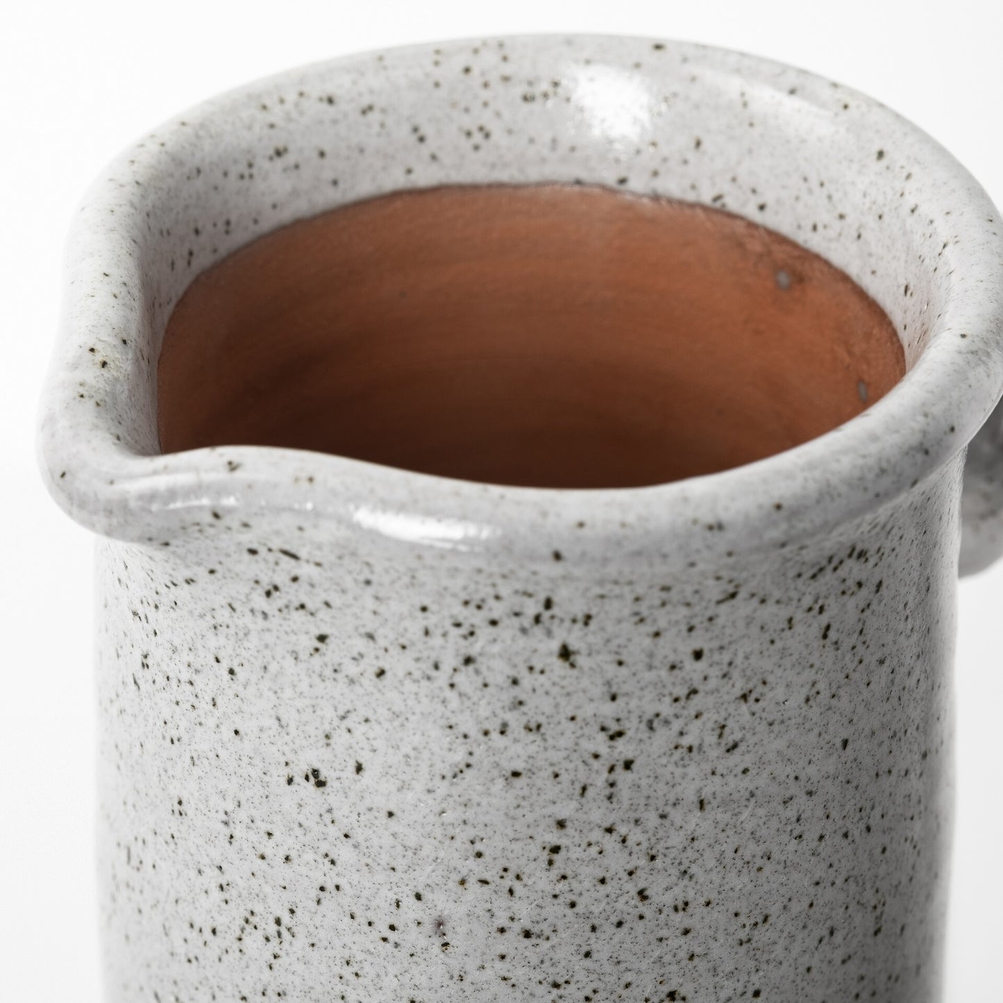 9 Inch Decorative Pitcher Vase - Petite Narrow Shape Perfect for Single Stems and Small Bouquets