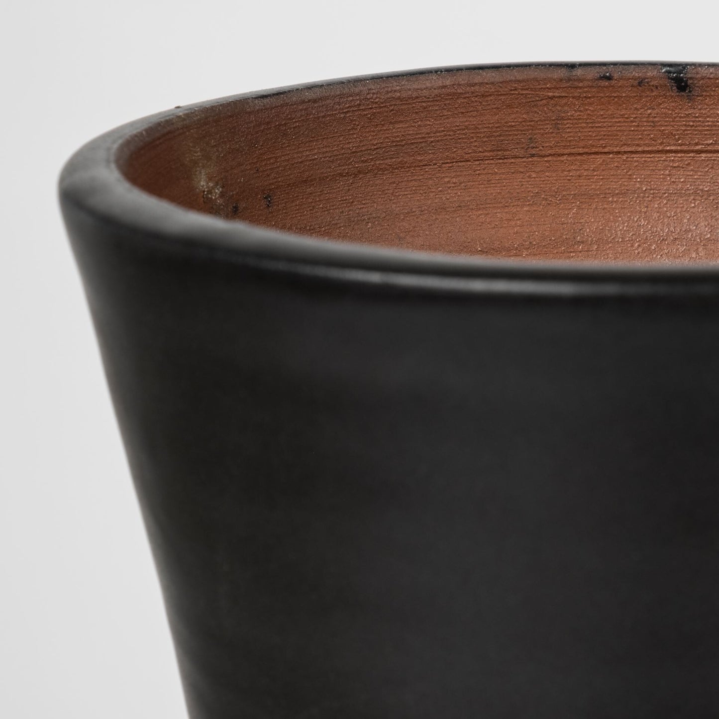 17 Inch Geometric Vase - Top Opening View Perfect for Fresh Flowers and Contemporary Floral Arrangements