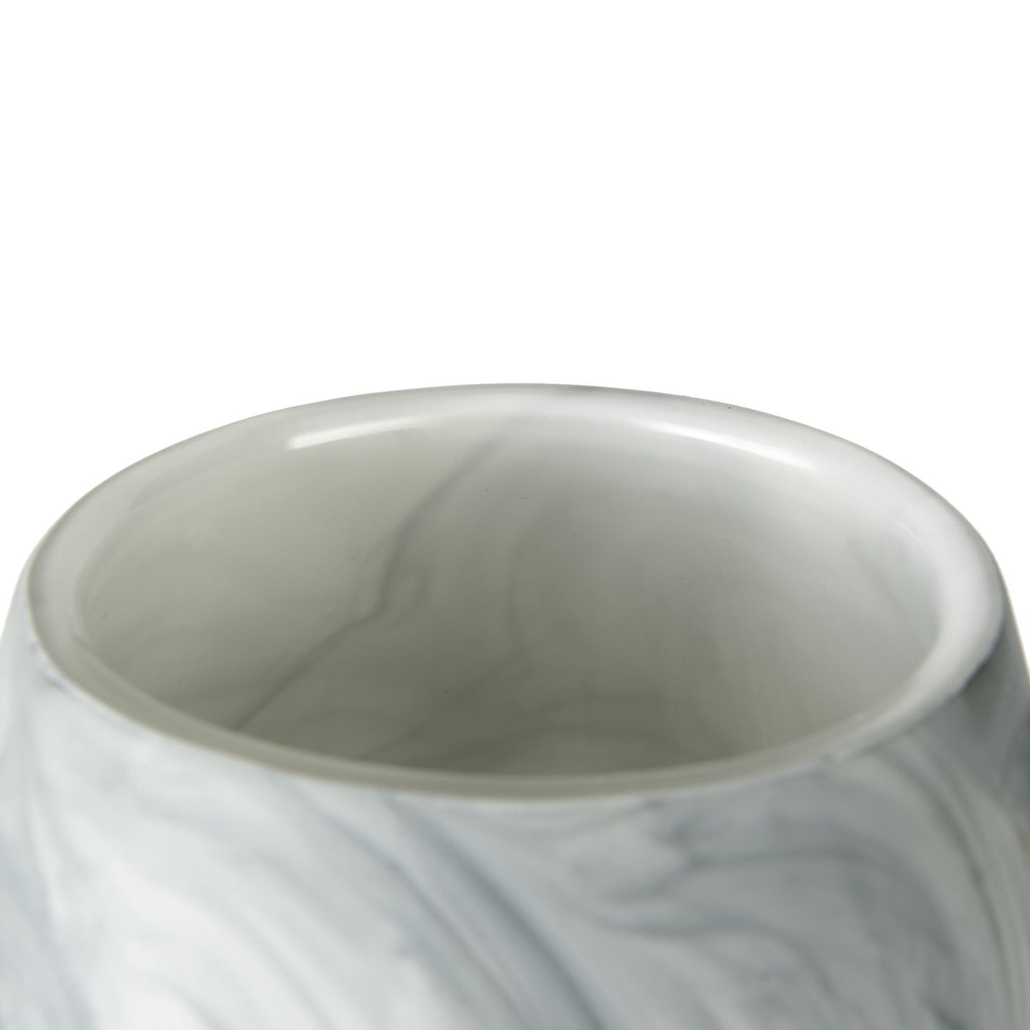 Marble design glass vase 12 inch perfect for elegant centerpiece and contemporary styling