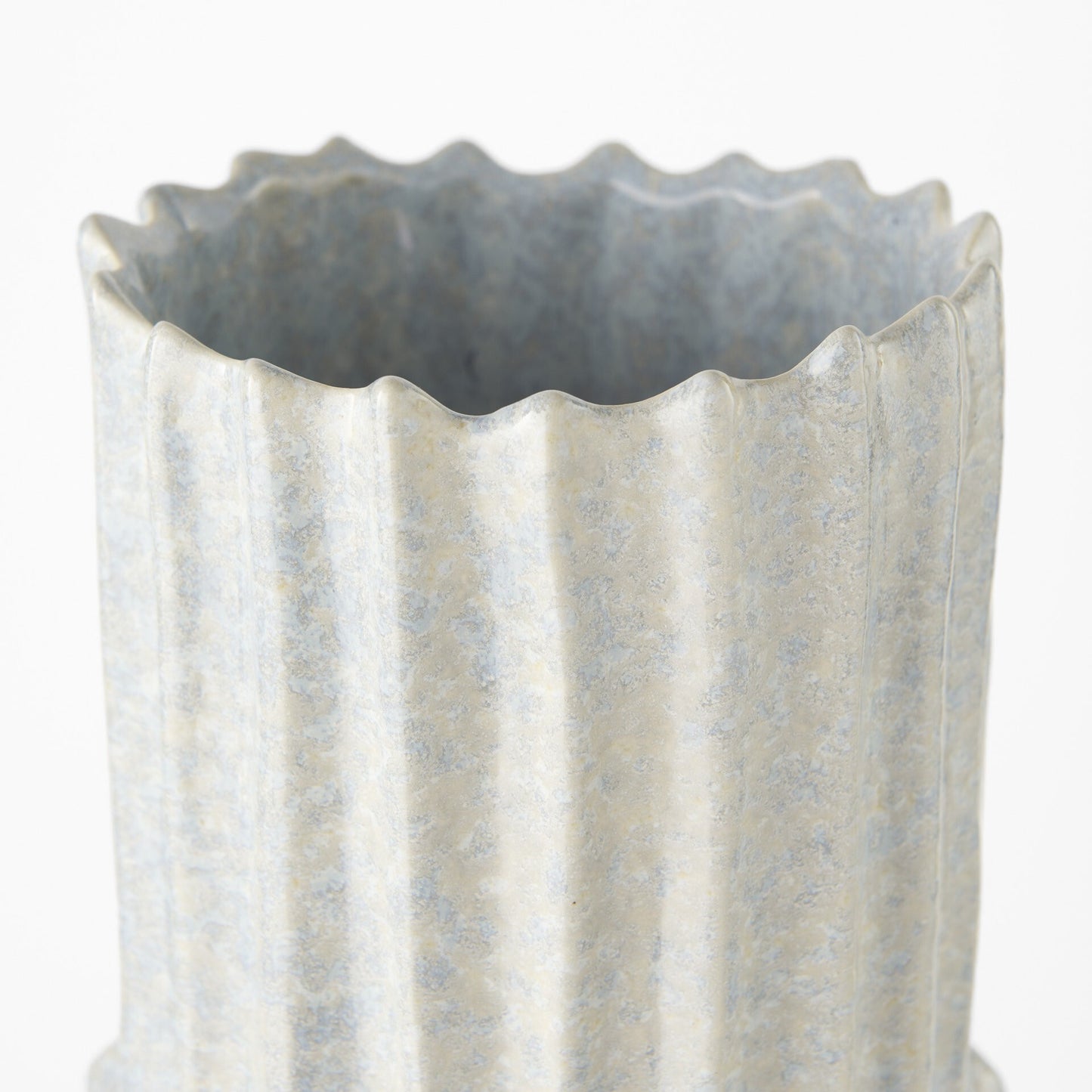 23 inch jumbo floor vase in textured gray showing versatile placement for entryways living rooms and spacious corners