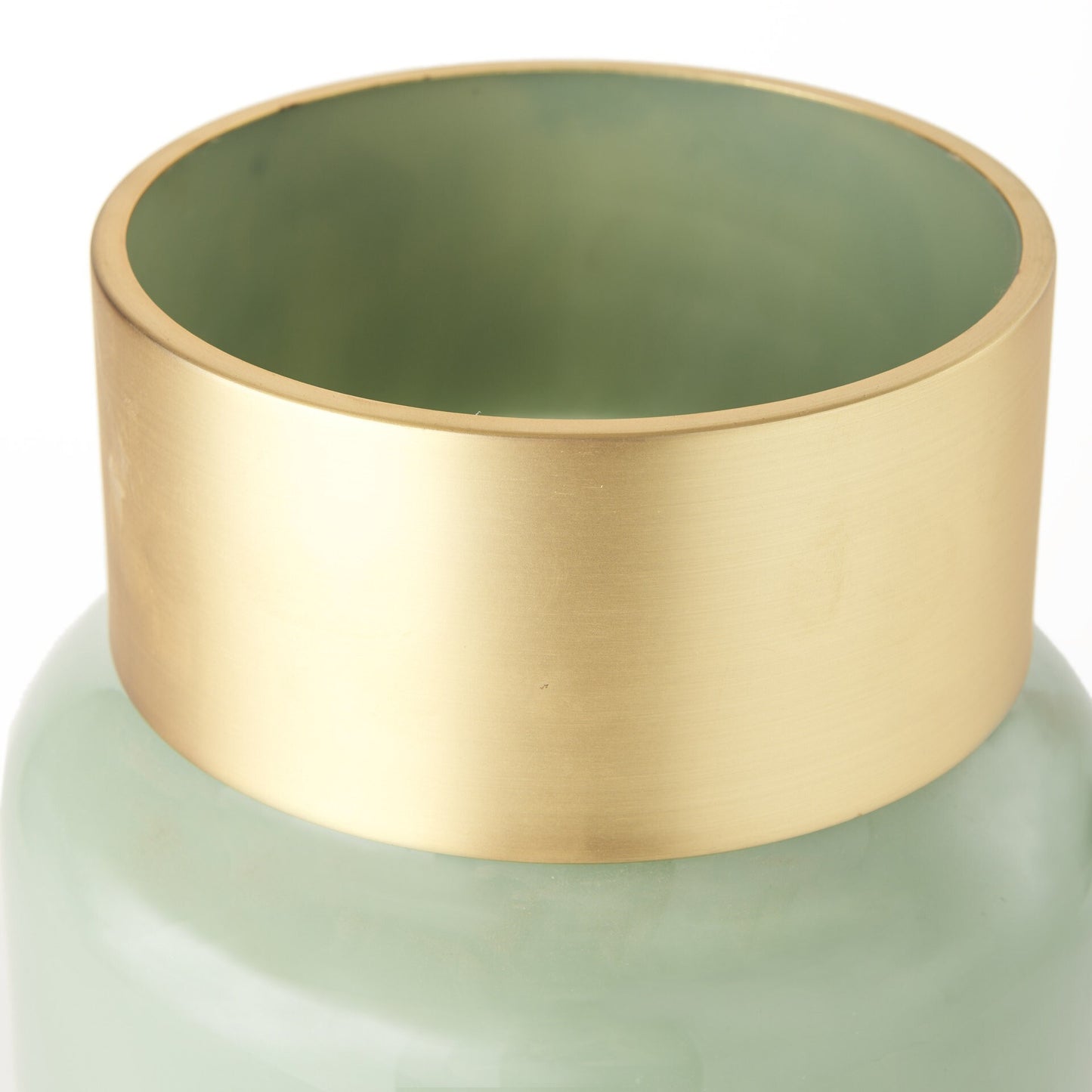 Mid-century modern smokey green glass vase with retro charm and contemporary design