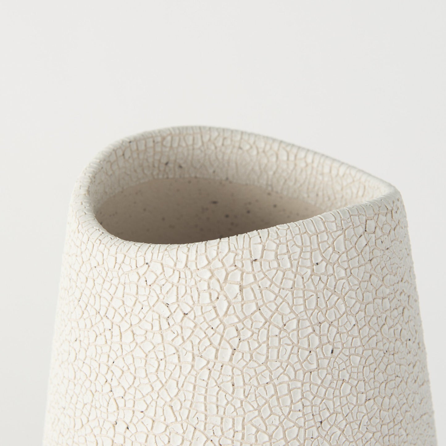 Pink crackle ceramic vase perfect for romantic home decor and shabby chic styling