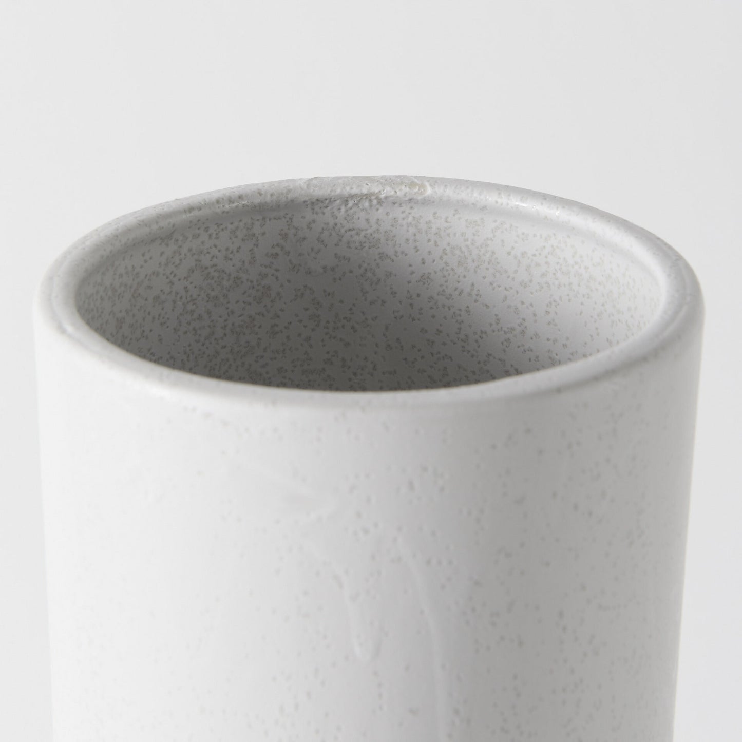 Contemporary deco vase 17 inch white perfect for elegant centerpiece and tall flower arrangements