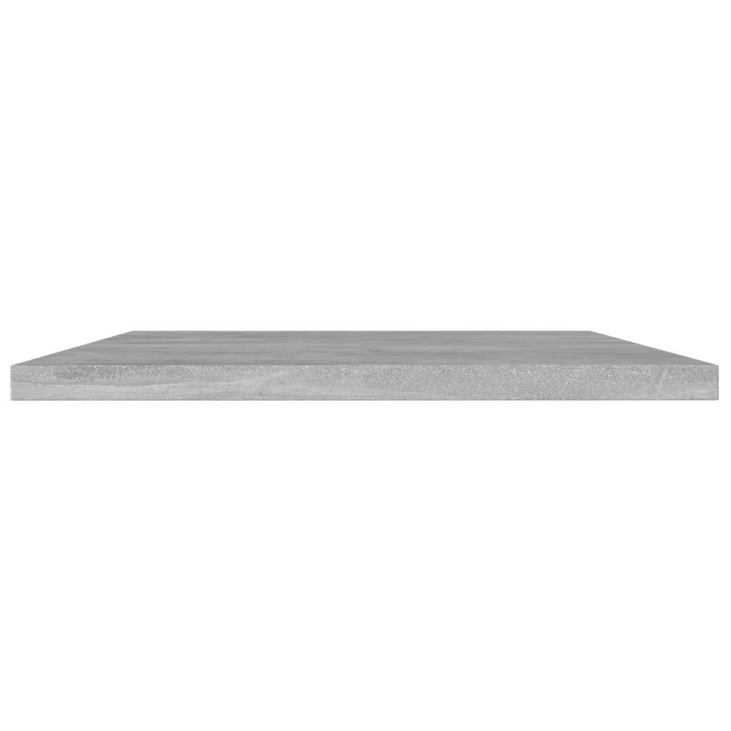 Single concrete gray floating shelf board displaying 39.4 inch dimensions and 0.6 inch thickness