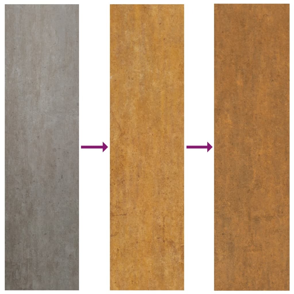 Moorish pattern wall art showing 0.3 inch thickness and metal steel construction details