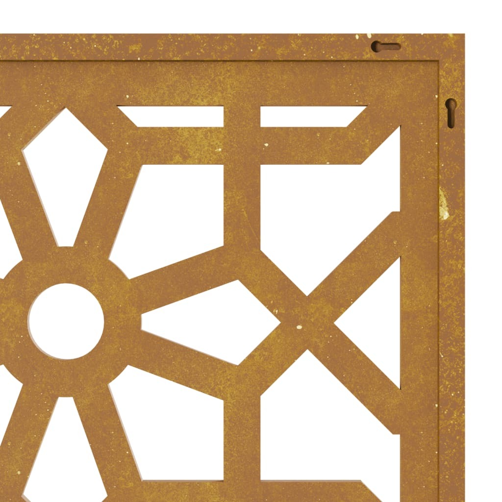 Medium size garden wall decoration showing lasting durability and weather resistance features