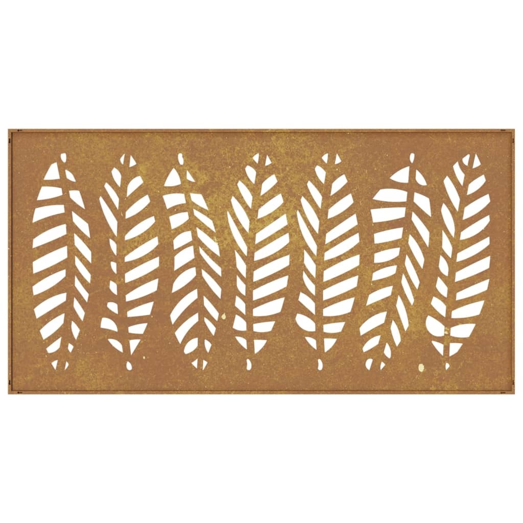 Garden wall decoration on fence showing versatile placement and artistic flair for outdoor spaces