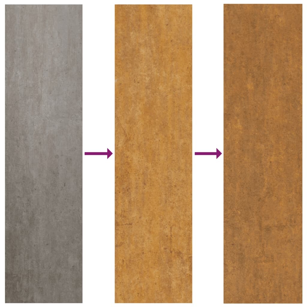 Leaf pattern wall art showing 0.3 inch hole diameter and high-grade metal steel construction