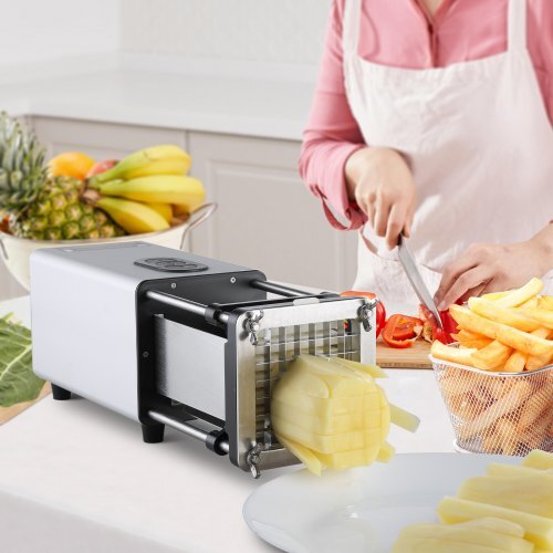 Detail of VEVOR potato slicer motor and cutting mechanism for restaurant-quality results