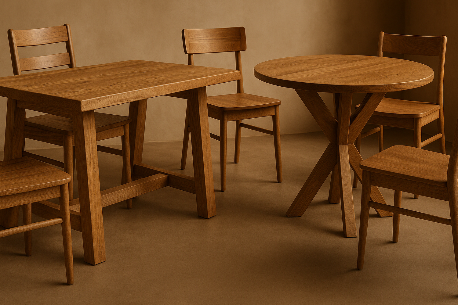 🌳 Solid Wood Furniture - Natural & Sustainable