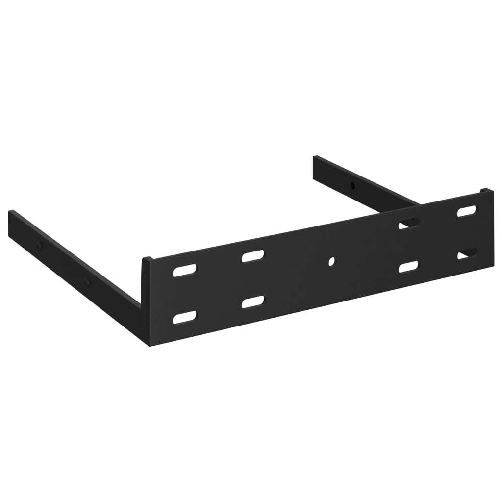Corner shelves installation hardware and mounting brackets showing easy setup system

