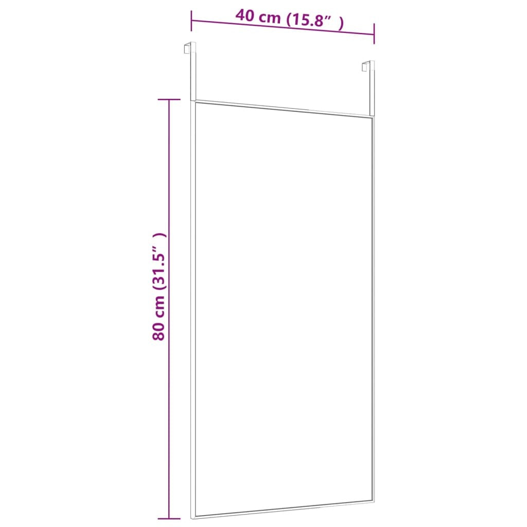 Close-up of gold mirror finish and durable aluminum glass construction perfect for hallway and dressing room use
