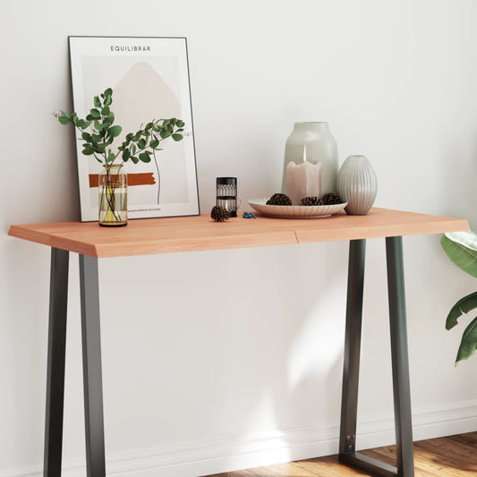 Rectangular foldable oak wood table top with space-saving design in modern interior
