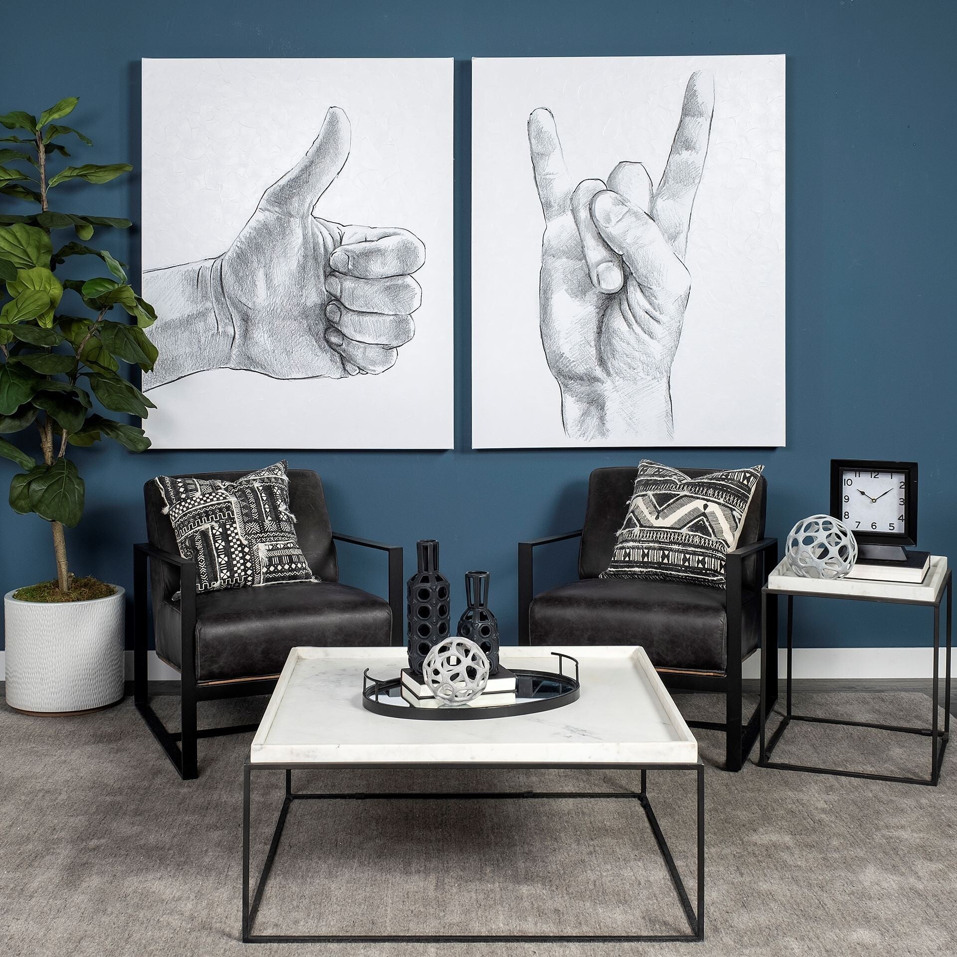 Unique black vase featuring graduated circular cutouts and diamond accents for contemporary styling
