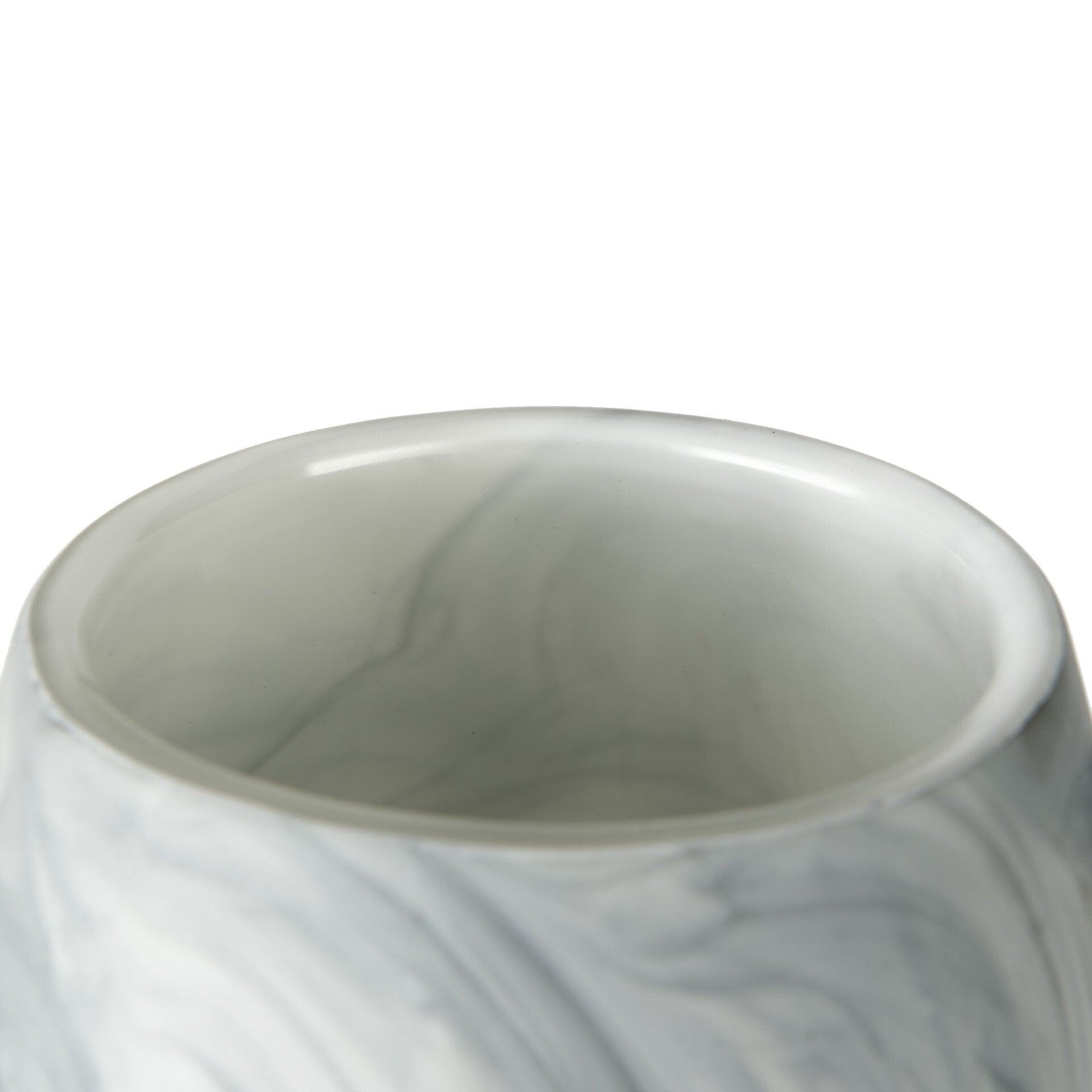 Marble design glass vase 12 inch perfect for elegant centerpiece and contemporary styling
