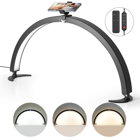 💅 Professional Nail Desk Lamp - 40W LED Light with Phone Holder for Nail Tech & Beauty Artists